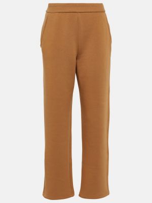 Хлопковые брюки 's Max Mara коричневые