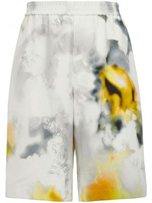 Bermuda kratke hlače s printom s apstraktnim uzorkom Alexander Mcqueen