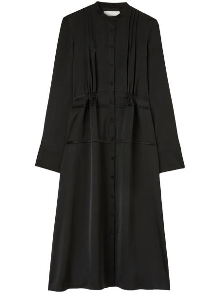 Lepršava haljina Jil Sander crna