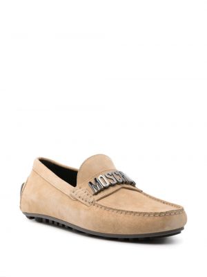 Seemisnahksed loafer-kingad Moschino
