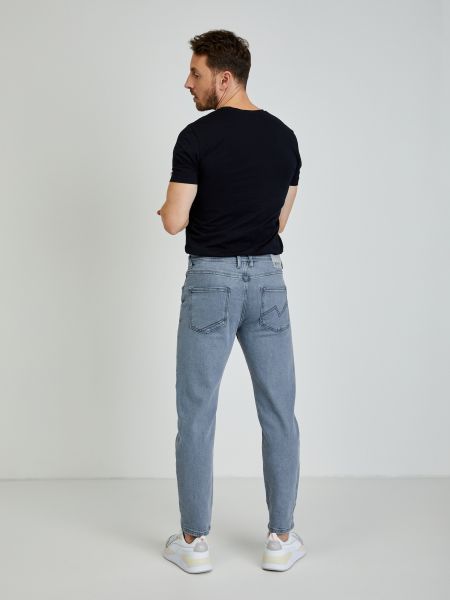 Straight fit džíny Tom Tailor Denim šedé