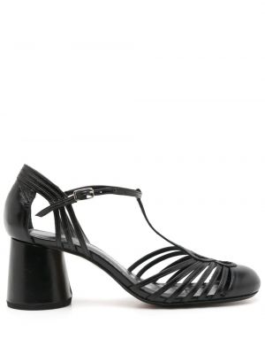 Sandales en cuir Sarah Chofakian noir