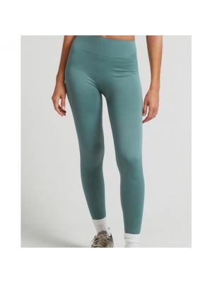 Pantalones de cintura alta Robin Collection verde