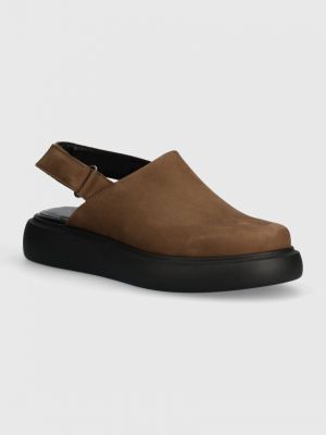 Sandale din nubuc cu platformă Vagabond Shoemakers maro