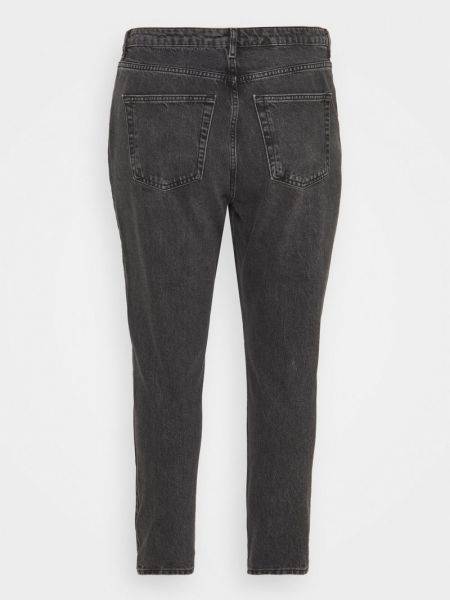 Jeansy relaxed fit Topshop czarne