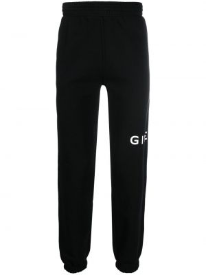 Pantaloni con stampa Givenchy nero