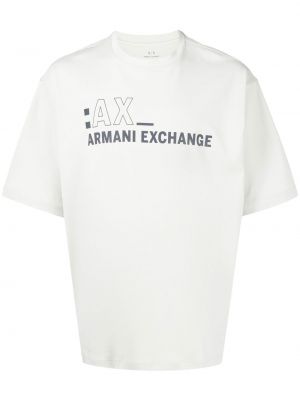 T-shirt Armani Exchange grå