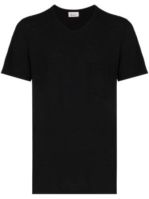 Camiseta de cuello redondo Schiesser negro