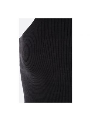 Top de lana de tela jersey Isabel Marant negro