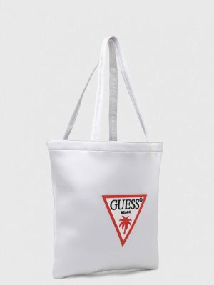 Пляжна сумка Guess біла