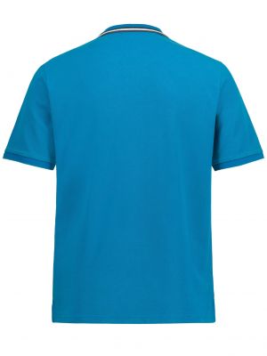 T-shirt à motif mélangé Jp1880 bleu