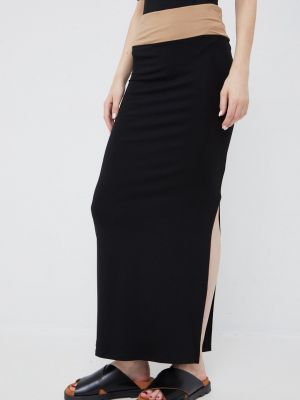 Maksi suknja Calvin Klein crna