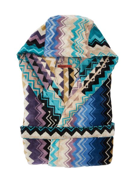 Bomull badekåpe Missoni Home blå