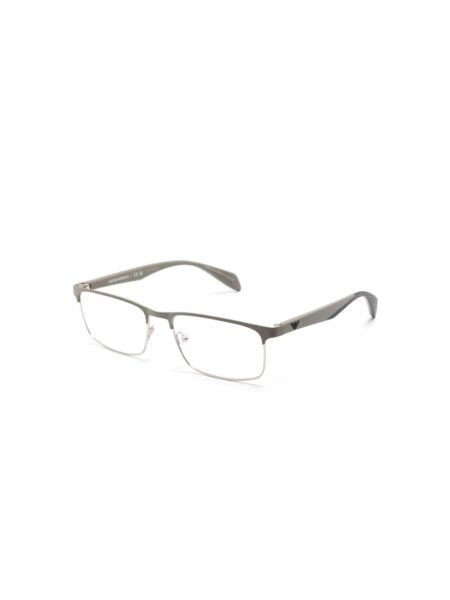 Okulary korekcyjne Emporio Armani brązowe