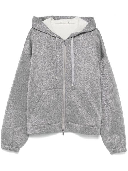 Hoodie Peserico gümüş