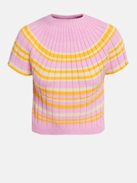 Пуловер с короткими рукавами Finders Keepers розовый