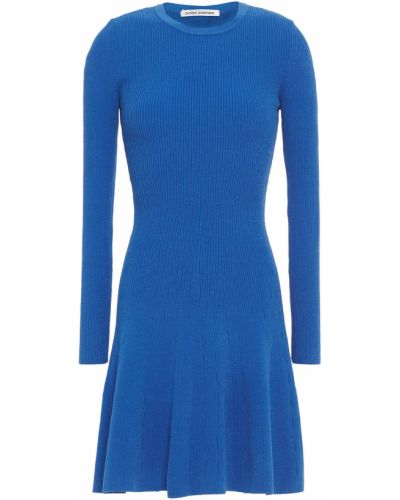 Modré podzimní mini šaty Autumn Cashmere
