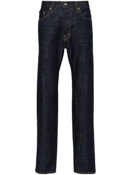 Konik jean pantolon Tom Ford mavi