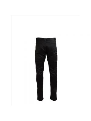 Pantaloni chino di cotone Saint Laurent nero