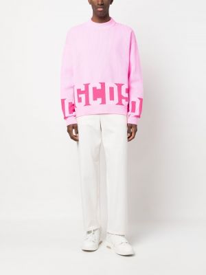 Sweter Gcds różowy