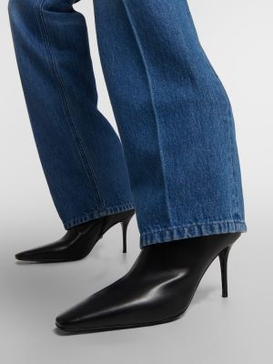 Ankle boots skórzane Versace
