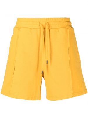 Shorts de sport brodeés 424 jaune