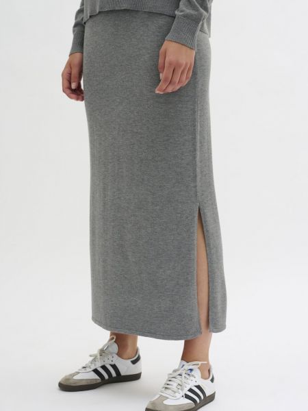 Меланжевая длинная юбка с жемчугом My Essential Wardrobe