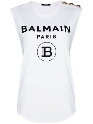 Топ с принт Balmain