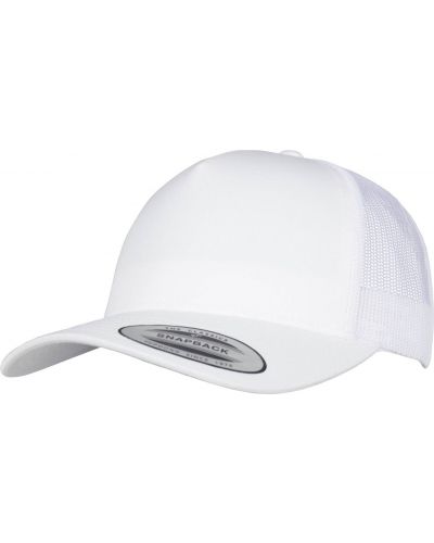 Cappello con visiera Flexfit bianco