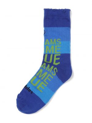 Socken mit print Doublet blau