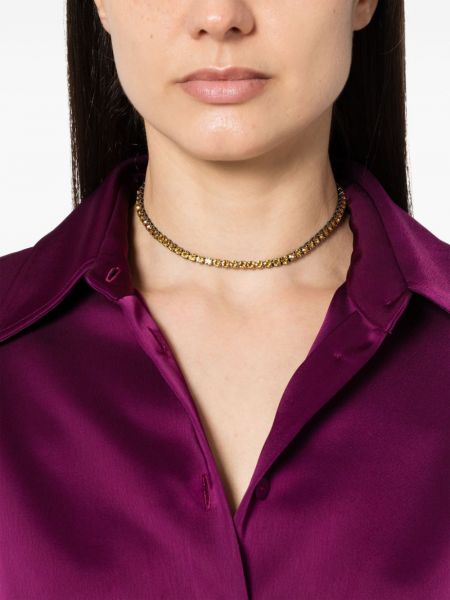 Křišťálový náhrdelník Amina Muaddi