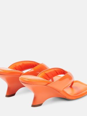 Kožené tango nohavičky Gia Borghini oranžová