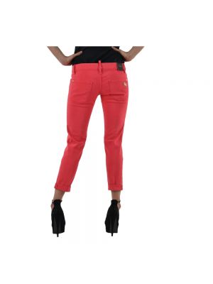 Slim fit skinny jeans Dsquared2 rot