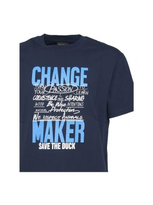 Koszulka Save The Duck niebieska