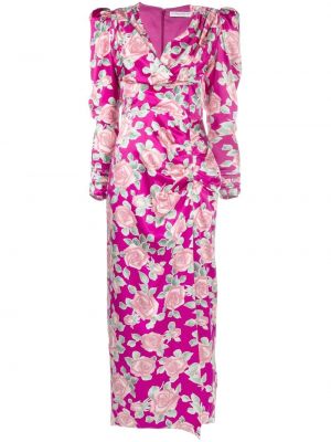 Φλοράλ μάξι φόρεμα με σχέδιο Alessandra Rich