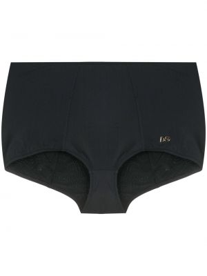 Bikini de cintura alta Dolce & Gabbana negro