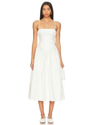 Vestido midi Majorelle blanco