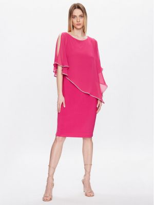 Коктейлна рокля Joseph Ribkoff розово
