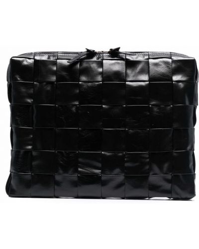 Pisemska torbica Bottega Veneta črna