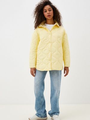 Утепленная демисезонная куртка Conso Wear желтая