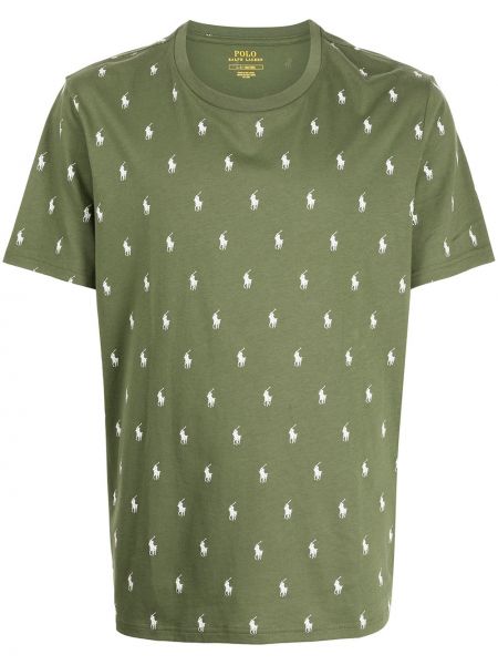 Camiseta con bordado con bordado con bordado Polo Ralph Lauren verde