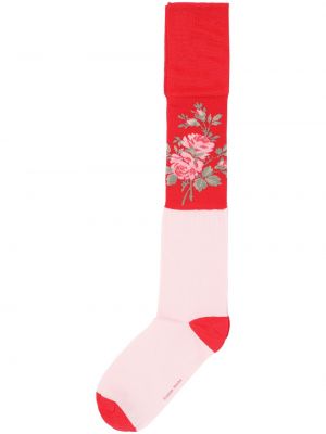 Nogavice s cvetličnim vzorcem iz žakarda Simone Rocha