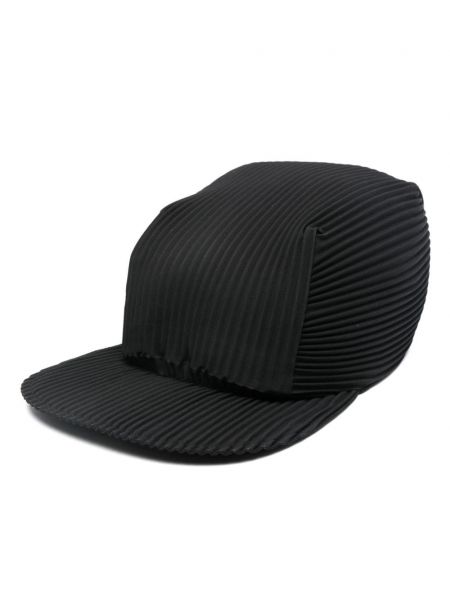 Plisseret cap Homme Plissé Issey Miyake sort