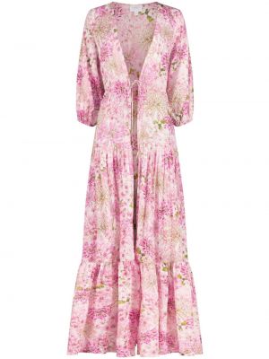 Μάξι φόρεμα Giambattista Valli ροζ