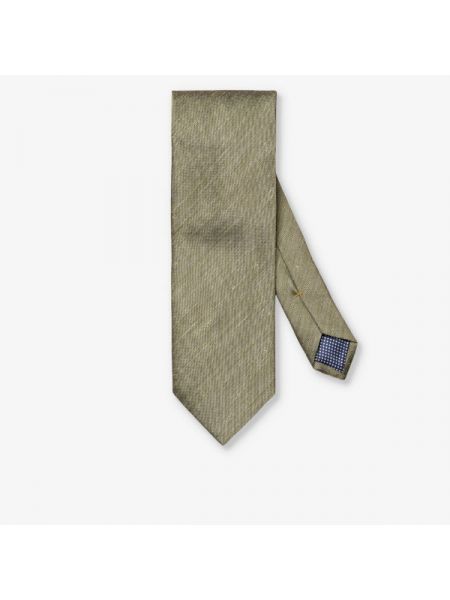 Однотонный шелковый галстук Eton зеленый