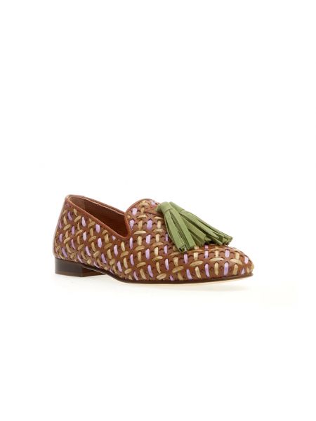 Loafers de cuero con trenzado Poesie Veneziane