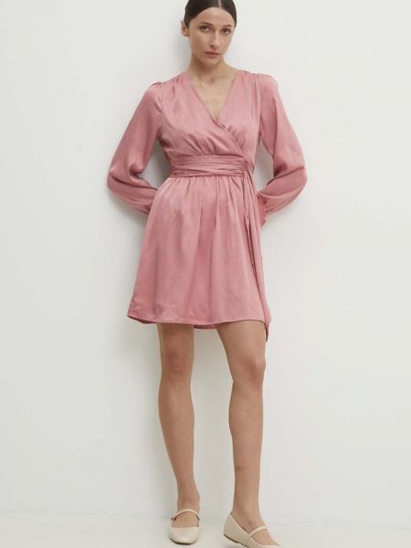 Mini haljina Answear Lab ružičasta