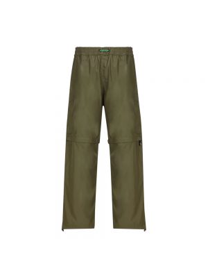 Proste spodnie oversize Moncler zielone
