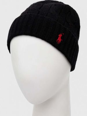 Volnena kapa Polo Ralph Lauren črna