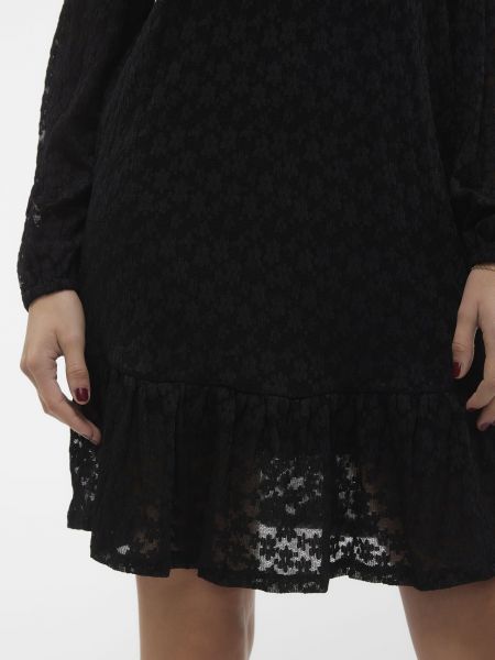 Mini robe en dentelle Vero Moda noir